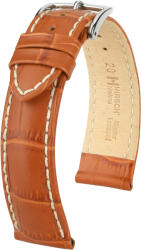 Hirsch Curea maro închis din piele Hirsch Modena L 10302875-2 (Piele de vițel) 22 mm