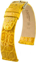 Hirsch Curea galbenă din piele Hirsch Prestige L 02208072-1 (Piele de crocodil) Hirsch Selection 17 mm