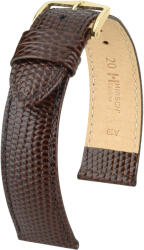 Hirsch Curea maro închis din piele Hirsch Rainbow M 12302610-1 (Piele de vițel) 13 mm