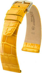 Hirsch Curea galbenă din piele Hirsch Prestige M 02207173-1 (Piele de aligator) Hirsch Selection 12 mm