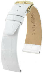 Hirsch Curea albă din piele Hirsch Prestige L 02207000-1 (Piele de aligator) Hirsch Selection 18 mm