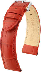Hirsch Curea roșie din piele Hirsch Duke M 01028120-2 (Piele de vițel) 20 mm