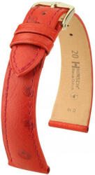 Hirsch Curea roșie din piele Hirsch Massai Ostrich L 04262020-1 (Piele de ștruț) Hirsch Selection 21 mm