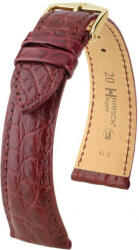 Hirsch Curea vișinie din piele Hirsch Regent M 04107169-1 (Piele de aligator) Hirsch Selection 18 mm