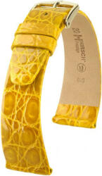 Hirsch Curea galbenă din piele Hirsch Prestige L 02208072-1 (Piele de crocodil) Hirsch Selection 20 mm