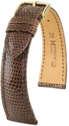 Hirsch Curea maro închis din piele Hirsch London L 04366010-1 (Piele de șopârlă) Hirsch selection 17 mm