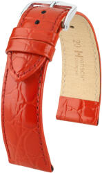 Hirsch Curea roșie din piele Hirsch Crocograin M 12302820-2 (Piele de vițel) 20 mm