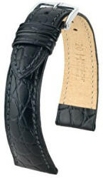 Hirsch Curea neagră din piele Hirsch Aristocrat L 03828050-2 (Piele de vițel) 22 mm
