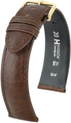 Hirsch Curea maro închis din piele Hirsch Camelgrain M 01009115-1 (Piele de vițel) 14 mm
