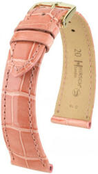 Hirsch Curea roz din piele Hirsch London L 04307023-1 (Piele de aligator) Hirsch Selection 20 mm (spona 18mm)