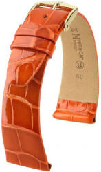 Hirsch Curea portocalie din piele Hirsch Prestige M 02207177-1 (Piele de aligator) Hirsch Selection 15 mm