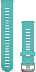 Garmin Curea Garmin Quick Release 20mm, silicon, albastru, cataramă argintie (Venu, Venu Sq, Venu 2 plus)