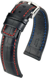 Hirsch Curea neagră din piele Hirsch Grand Duke L 02528050-2 (Piele de vițel) 20 mm