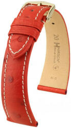 Hirsch Curea roșie din piele Hirsch Massai Ostrich M 04262121-1 (Piele de ștruț) Hirsch Selection 14 mm