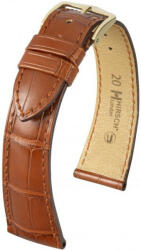 Hirsch Curea maro din piele Hirsch London L 04207079-1 (Piele de aligator) 19 mm