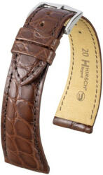 Hirsch Curea maro din piele Hirsch Regent L 04107019-2 (Piele de aligator) 18 mm