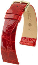 Hirsch Curea roșie din piele Hirsch Prestige M 02208120-1 (Piele de crocodil) Hirsch Selection 12 mm