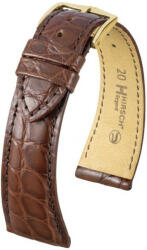Hirsch Curea maro din piele Hirsch Regent M 04107119-1 (Piele de aligator) 19 mm