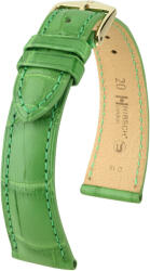Hirsch Curea verde din piele Hirsch London L 04307042-1 (Piele de aligator) Hirsch selection 22 mm