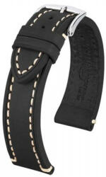 Hirsch Curea neagră din piele Hirsch Liberty L 10900250-2 (Piele de vițel) 22 mm