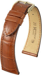 Hirsch Curea maro din piele Hirsch London L 04307079-1 (Piele de aligator) 19 mm