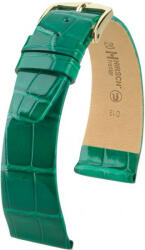Hirsch Curea verde din piele Hirsch Prestige L 02207040-1 (Piele de aligator) Hirsch Selection 17 mm