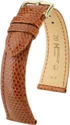 Hirsch Curea maro din piele Hirsch London L 04366070-1 (Piele de șopârlă) Hirsch selection 22 mm
