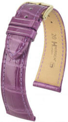 Hirsch Curea mov din piele Hirsch London M 04207187-1 (Piele de aligator) Hirsch Selection 17 mm