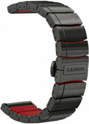 Garmin Brățară pentru MARQ - QuickFit 22, titan hibrid, negru cu roșu