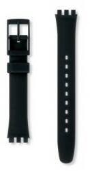 Swatch Curea neagră din silicon pentru ceas de damă Swatch ALB170C