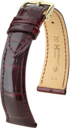 Hirsch Curea vișinie din piele Hirsch London M 04307160-1 (Piele de aligator) Hirsch selection 14 mm