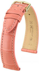 Hirsch Curea roz din piele Hirsch London L 04207025-1 (Piele de aligator) Hirsch Selection 19 mm (spona 16mm)