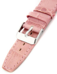 Mavex Curea roz din piele pentru ceas damă W-309-K 40 mm