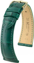 Hirsch Curea verde din piele Hirsch London L 04207049-1 (Piele de aligator) Hirsch Selection 18 mm
