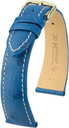 Hirsch Curea albastră din piele Hirsch Massai Ostrich L 04362084-1 (Piele de ștruț) Hirsch selection 19 mm