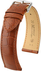 Hirsch Curea maro din piele Hirsch Genuine Alligator L 10220779-2 (Piele de aligator) 18 mm