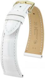 Hirsch Curea albă din piele Hirsch London M 04207100-1 (Piele de aligator) Hirsch Selection 17 mm