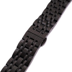 Mavex Brățară metalică neagră pentru ceas bărbați LUX-03 18 mm