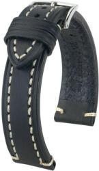 Hirsch Curea neagră din piele Hirsch Liberty XL 10920250-2 (Piele de vițel) 22 mm