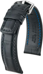 Hirsch Curea neagră din piele Hirsch Grand Duke L 02528051-2 (Piele de vițel) 20 mm