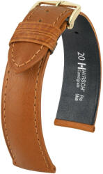 Hirsch Curea maro închis din piele Hirsch Camelgrain M 10200910OE-1 (Piele de vițel) Open End 17 mm