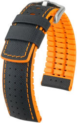 Hirsch Curea neagră Hirsch Robby L 0917694050-4 (Piele de vițel / cauciuc natural) 24 mm