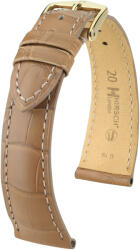 Hirsch Curea bej din piele Hirsch London M 04307199-1 (Piele de aligator) Hirsch selection 14 mm