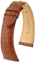 Hirsch Curea maro din piele Hirsch Regent M 04107179-1 (Piele de aligator) Hirsch Selection 18 mm