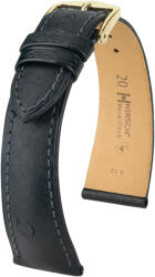 Hirsch Curea neagră din piele Hirsch Massai Ostrich L 04362050-1 (Piele de ștruț) Hirsch selection 19 mm