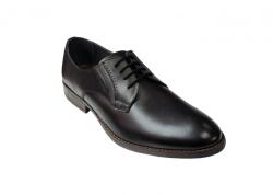 Lucianis style Pantofi barbati eleganti, din piele naturala, Negru - CIUCALETI SHOES (TEST12)