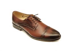 Rusay Pantofi barbati eleganti, din piele naturala, Maro - CIUCALETI SHOES (TEST19)
