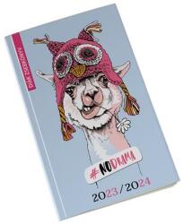 Realsystem Diák zsebkönyv, heti, 2023/2024 tanév, REALSYSTEM, láma (TA22-5313-63) - nyomtassingyen