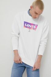 Levi's bluza barbati, culoarea alb, cu imprimeu PPYY-BLM0D0_00X