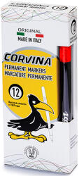 CARIOCA Corvina Permanent piros alkoholos tűfilc 1mm 1 db - Carioca (42953/03) - jatekshop